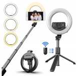 Lampa pierścieniowa tripod RING LED 110cm statyw pilot do makijażu USB
