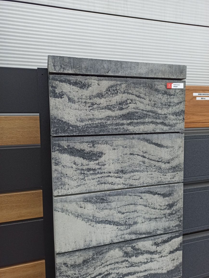 Bloczek ogrodzeniowy Joniec Roma Horizon Onyx 50x20x20