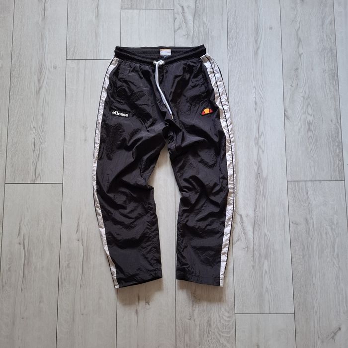 Spodnie dresowe Ellesse czarne z lampasami męskie M EU 38 sportowe vin