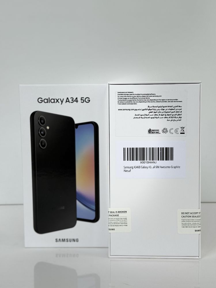 Мобільний Телефон Samsung A34 6/128ГБ Смартфон Самсунг