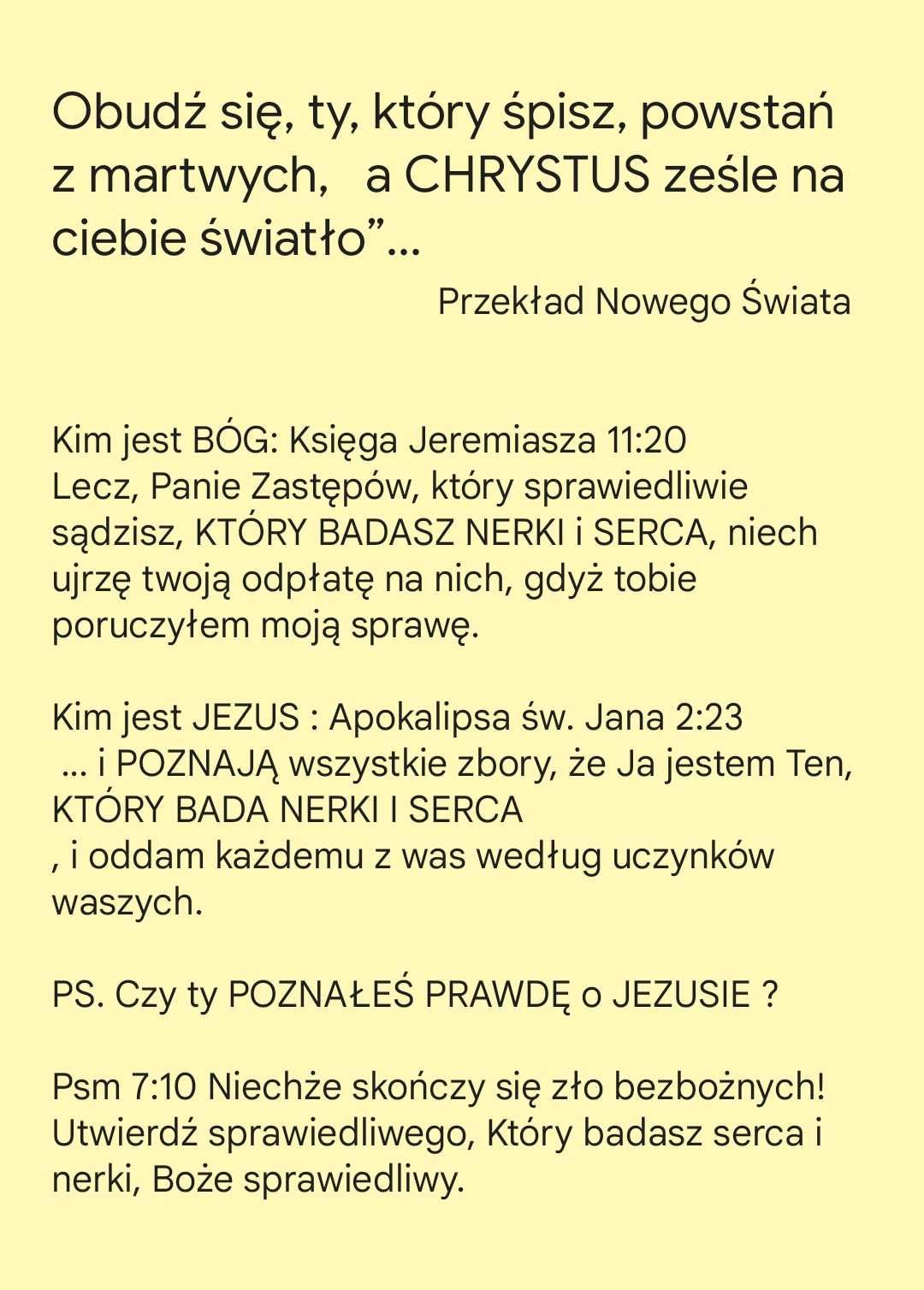 Biblia - PISMO ŚWIĘTE - bezpieczna przyszłość, poznaj Prawdę