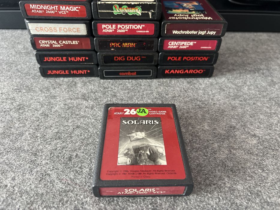 #1523 Solaris Atari 2600 vcs gra dyskietka cartridge