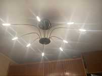 Lampa sufitowa i stojaca podłogowa