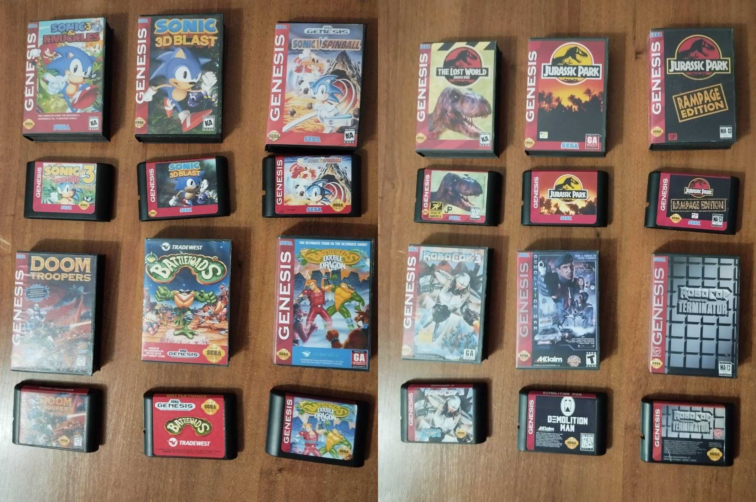 Картриджі для sega mega drive