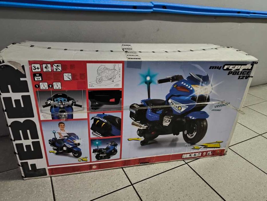 Moto elétrica de Polícia - brinquedo criança - carro elétrico criança