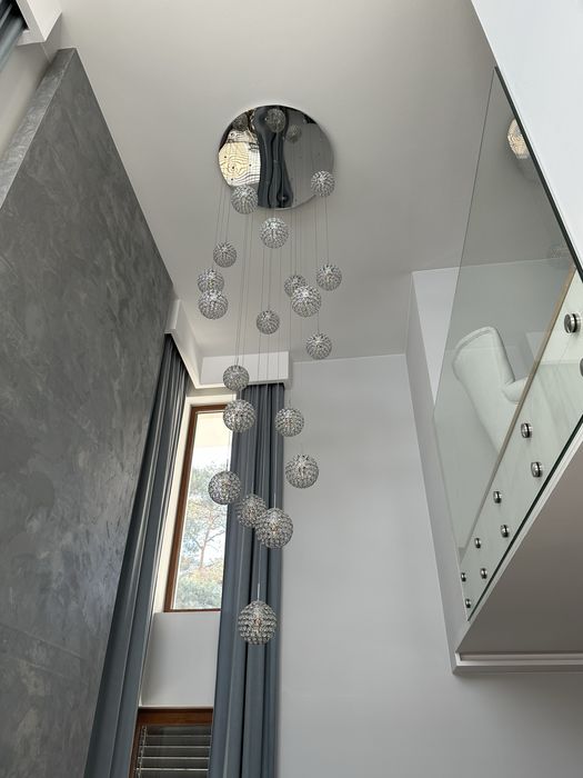 Duża i mala lampa sufitowa do antresoli  i salonu