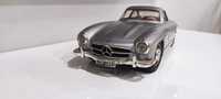 1/18 Mercedes 300 SL Burago carro coleção miniatura