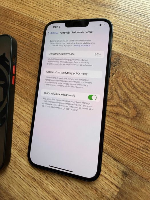 iPhone 14 Plus 128GB czarny 86% bateria bez blokad 100% sprawny