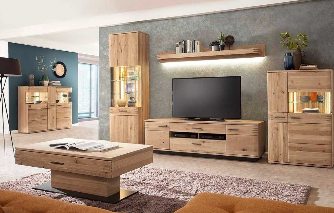 Kredens  SALVADOR dąb naturalny nowy okazja rabat 60%