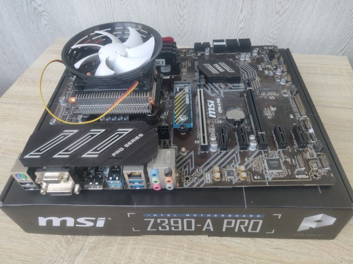 MSI Z390-A PRO + I3 9100F