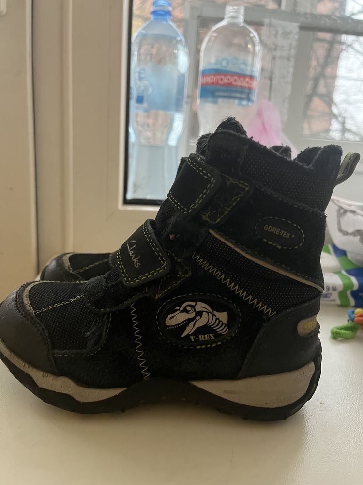 Зимние сапоги Clarks на мальчика (17 см)