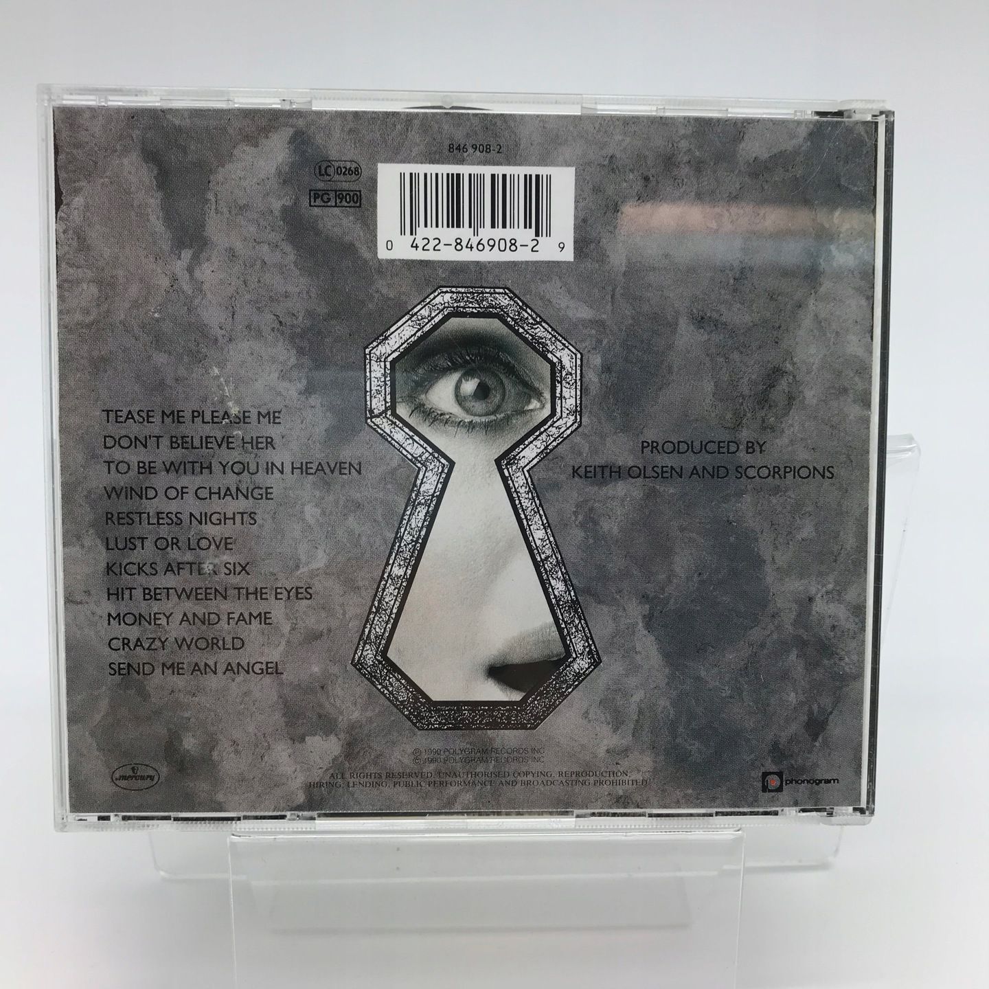 cd - scorpions - crazy world