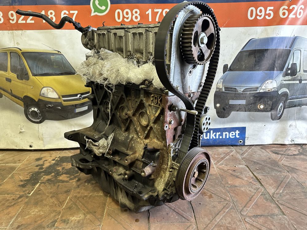 Мотор двигун двигатель Renault Trafic Opel Vivaro 2/1.9/2000-2006 F9K