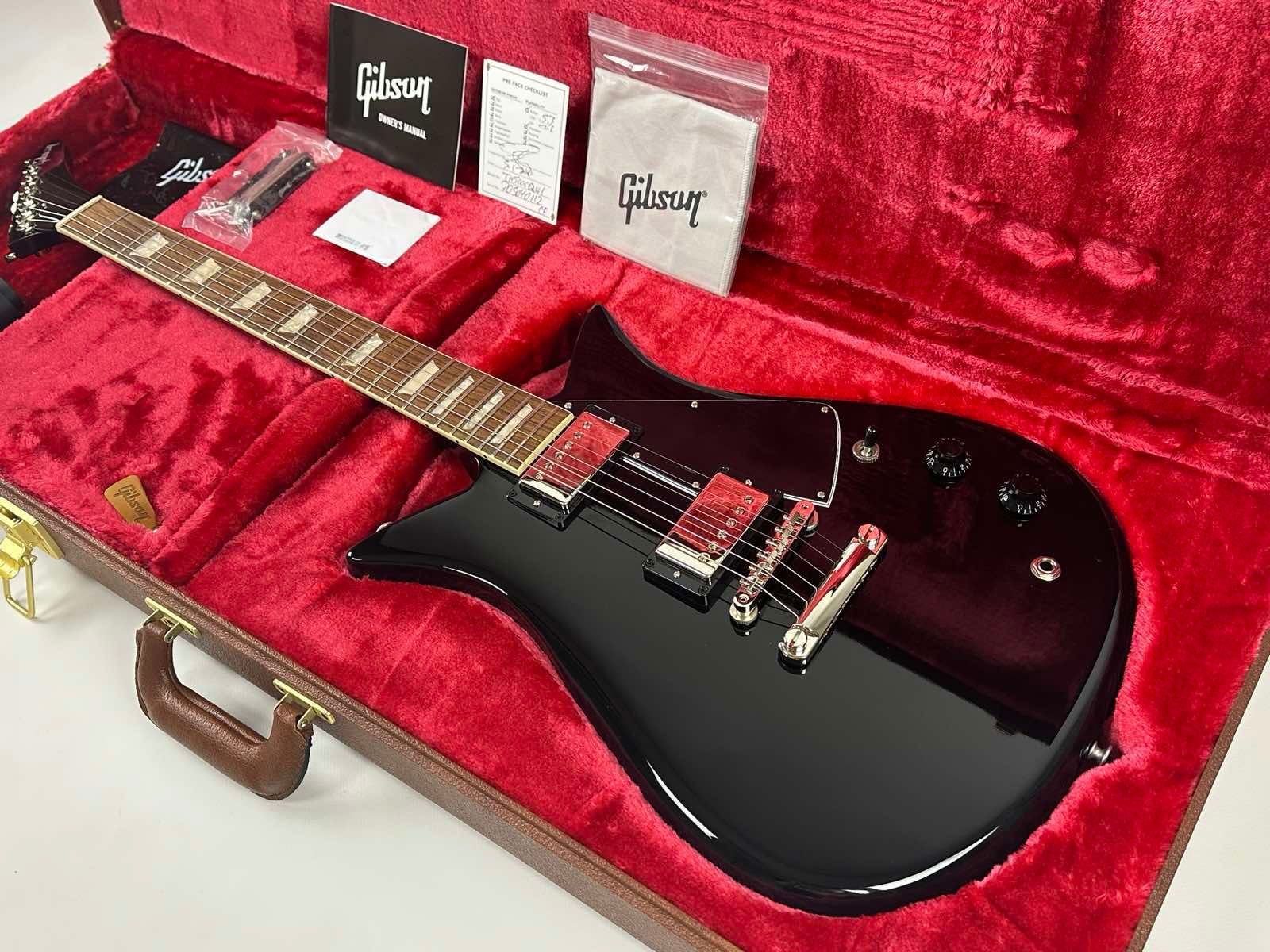 Акція! NEW Gibson Theodore Standard Ebony (2024, 1890$,Gibson Archive)