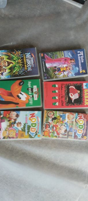 Cassetes VHS Filmes infantis
