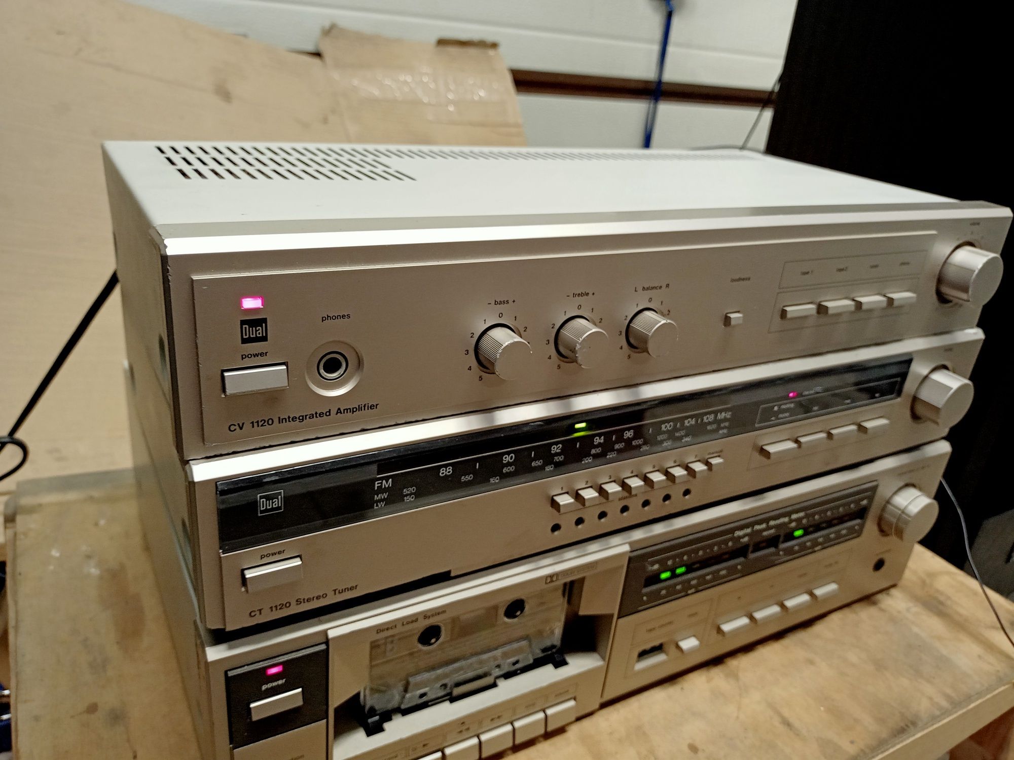 Zestaw stereo  DUAL CV1120 + CT1120 + C802