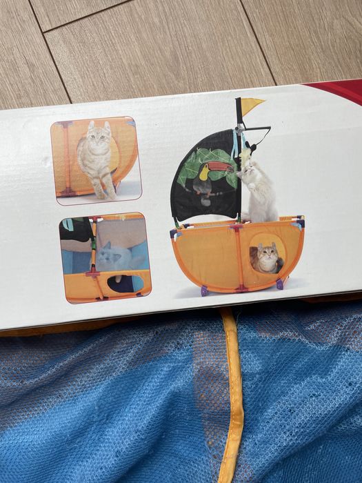 Domek dla kota koci galeon