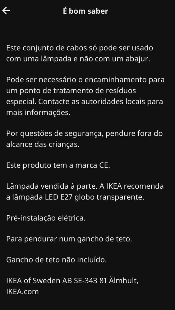 IKEA 2 candeeiros suspensos GRÄVACKA