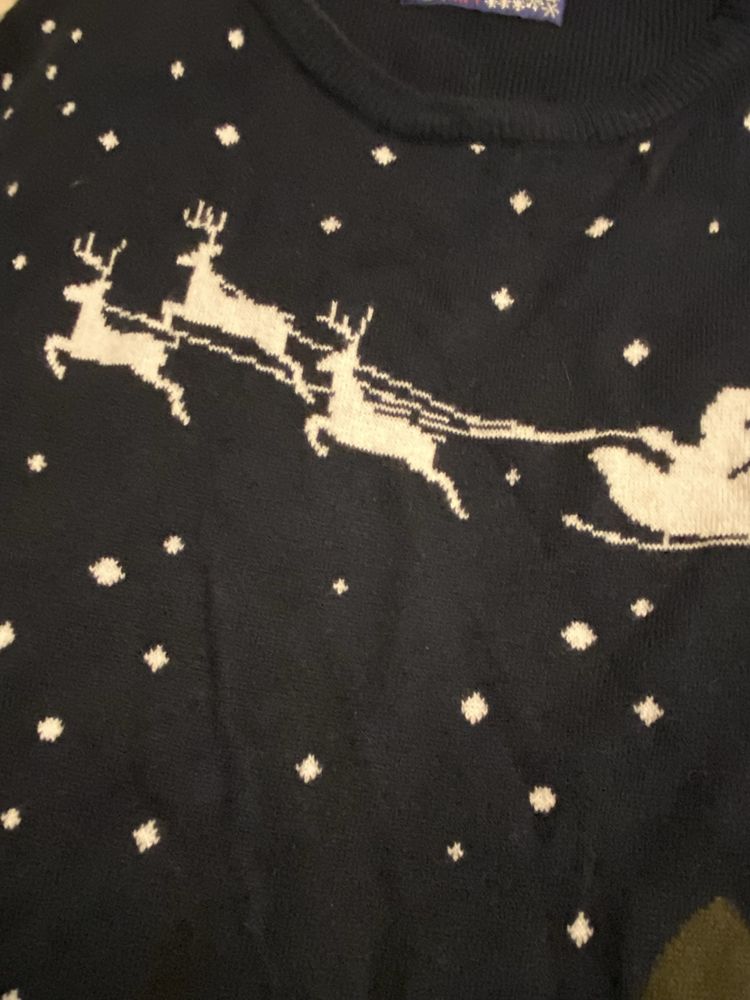 Świąteczny  sweter męski Charles Wilson  rozm XXL/3XL renifer