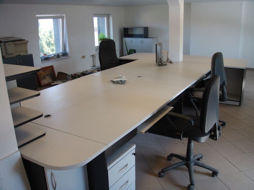 Zestaw Biurek 480 x 160 cm, do Biura, na projekty, dla Handlowców