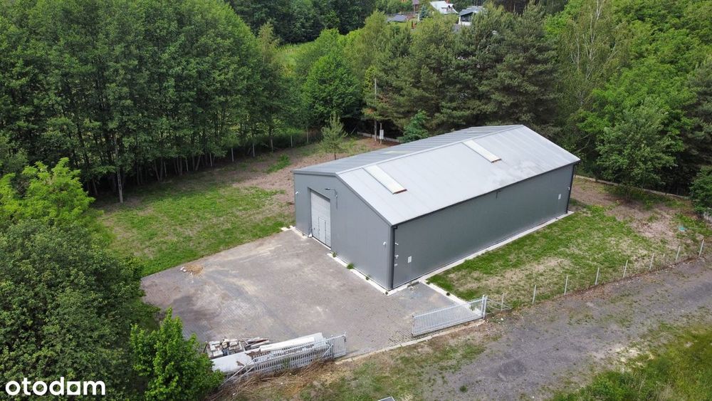 Prestiżowa hala magazynowa 240m2 + 1.800m2 działki