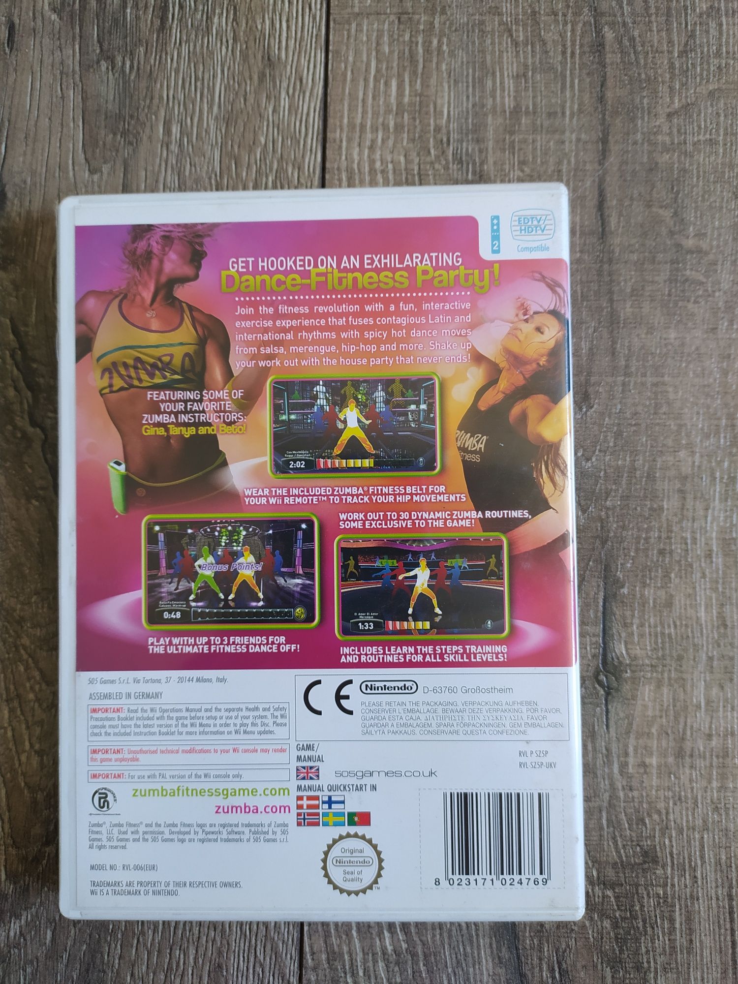 Gra Wii Zumba Fitness Wysyłka w 24h