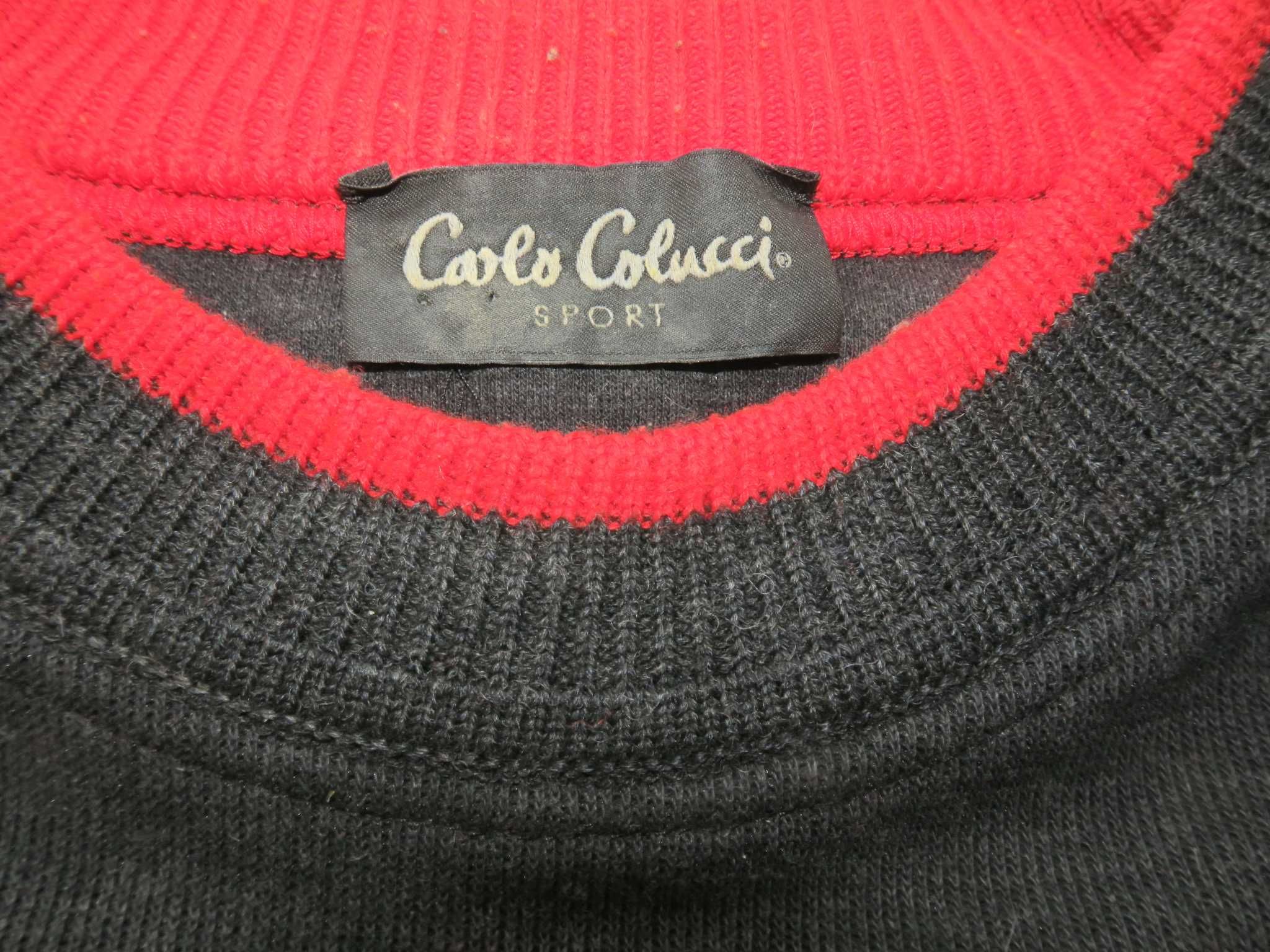 Carlo Colucci sweter wełniany M/L