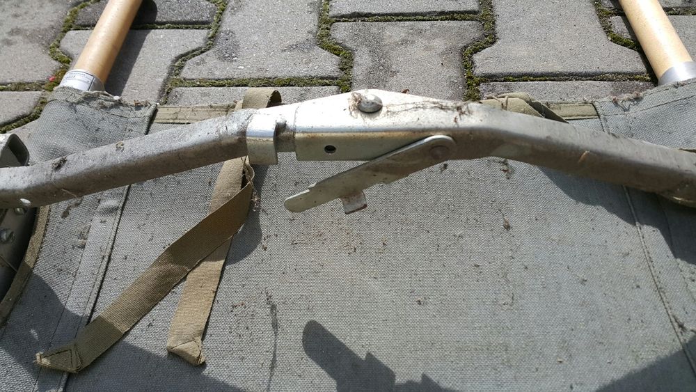 Nosze wojskowe składane, lekkie aluminiowe