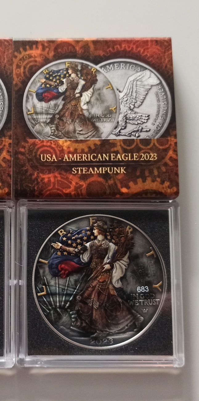 Orzeł Amerykański American Eagle Steam Punk USA 2023