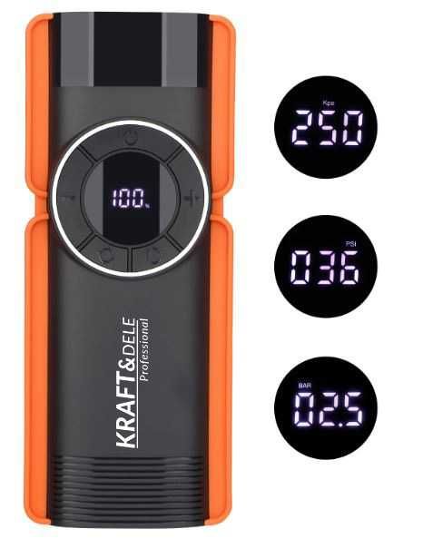 KRAFT&DELE Powerbank Jump Starter Do Akumulatora 1200a 10ah KD5492
