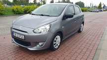 Mitsubishi Space Star Mitsubishi Space Star 2016r 1,0 MPI KLIMA Zarejestrowany stan BDB