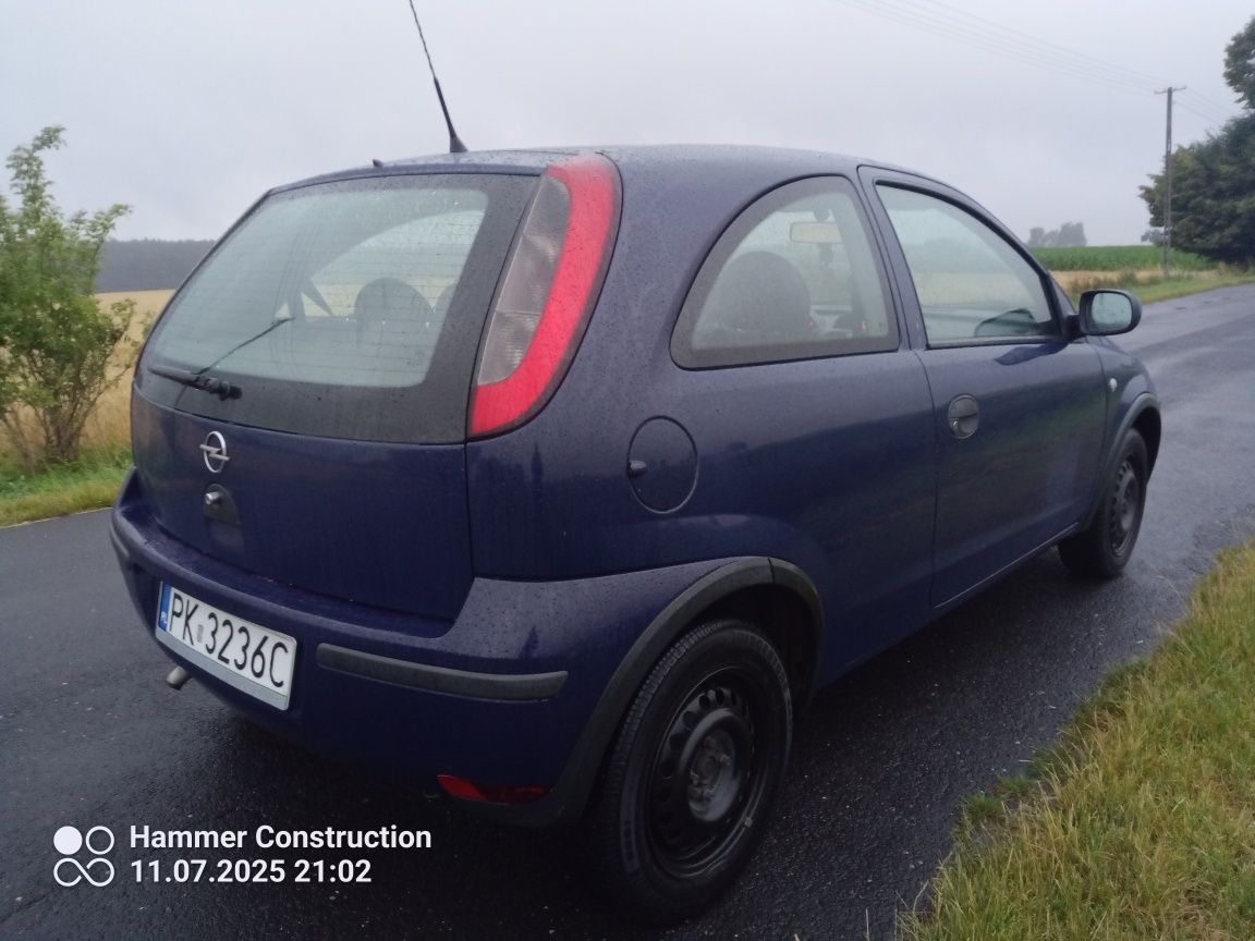 Opel Corsa C 1.0 zero rdzy, nowy olej i przegląd