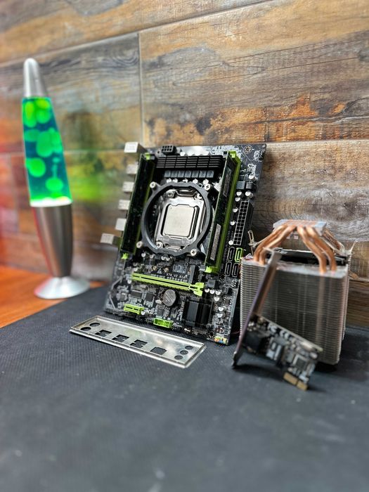 Комплект Kllisre X79 s2011 + Xeon 12 ядер E5-1650 v1 + 16GB + 90mm