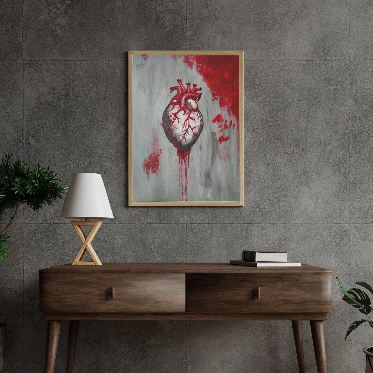 Obraz akryl na płótnie 60x80 "Betonowa pułapka"
