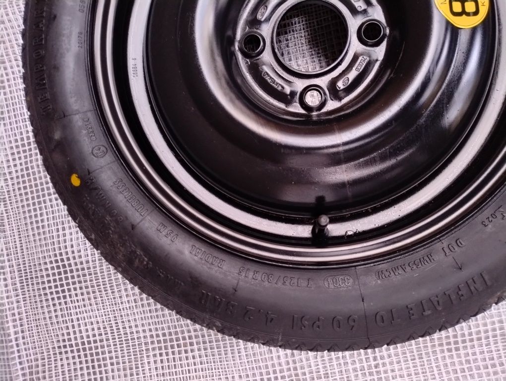 Ford b-max dojazd felga stalowa 15 cali wysyłka OLX 4x108 zapas koło