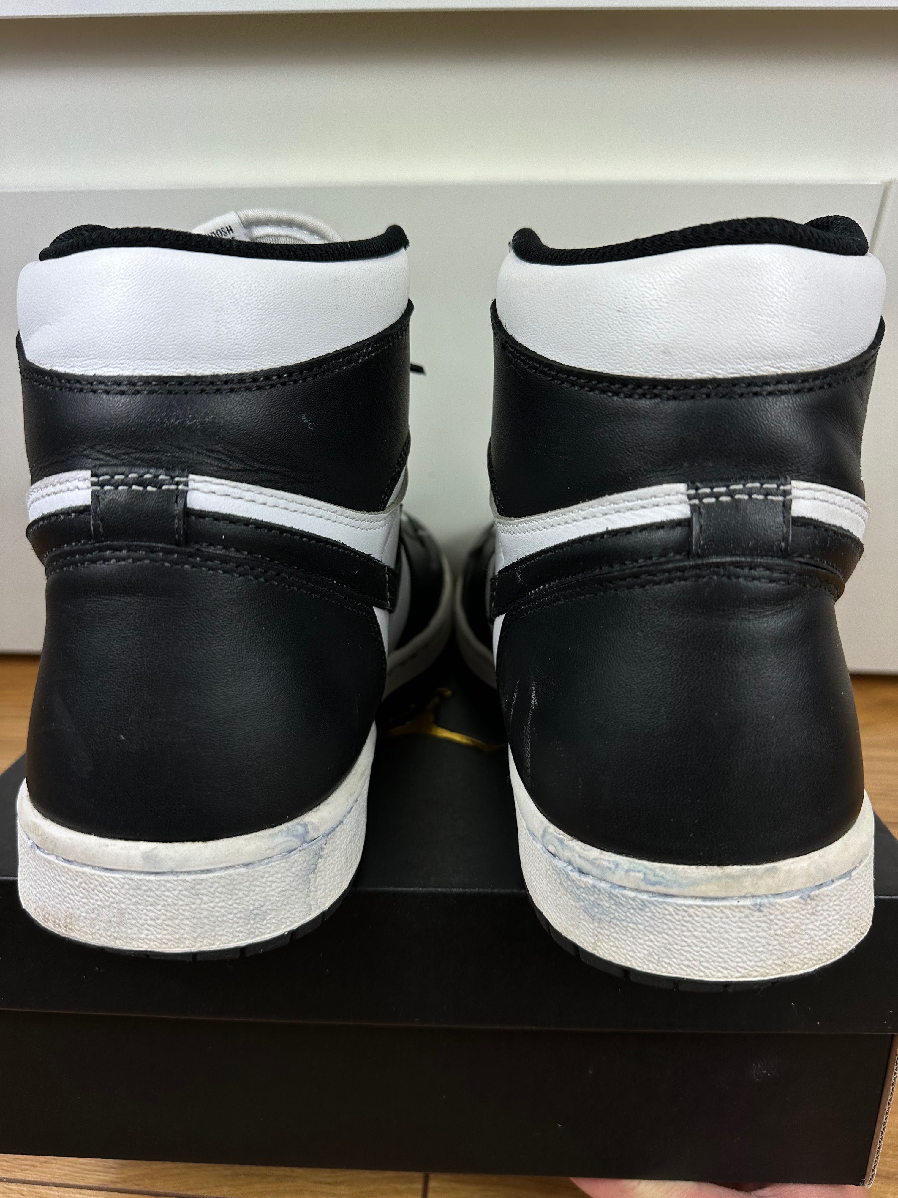 Buty Air Jordan 1 Retro High Black White (2014) Men's