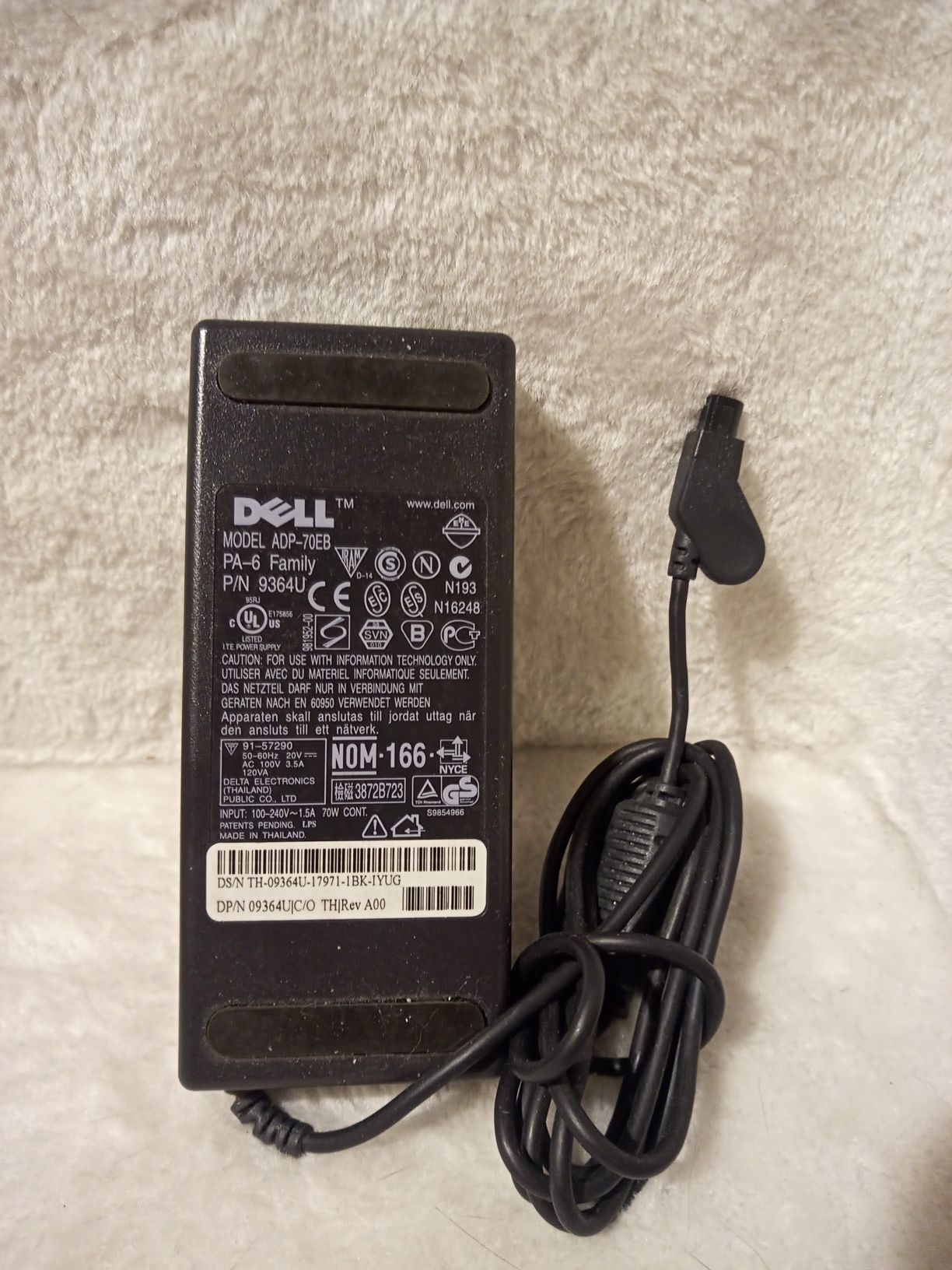 Zasilacz Dell ADP-70EB. 20V 3.5A