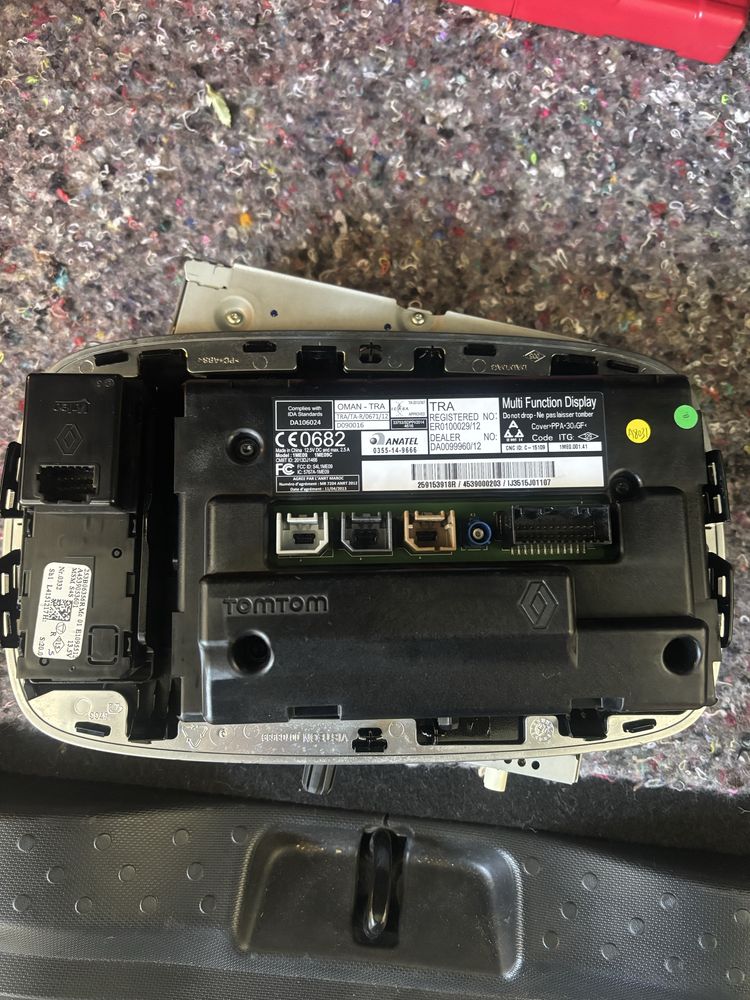 Auto radio para smart forfour 2016