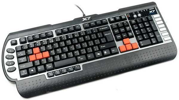 Клавиатура A4Tech X7-G800 Black с дополнительным USB