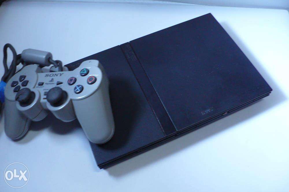 Konsola Playstation 2 SCPH-70004 oryginalny pad okablowanie