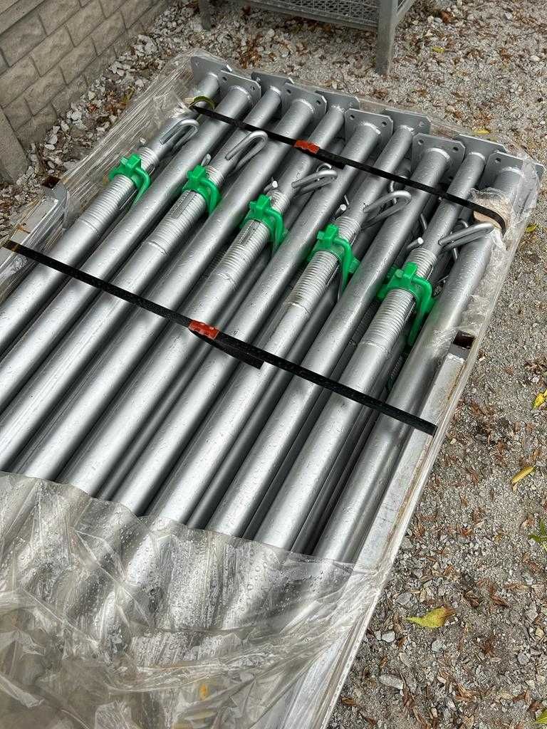 Nowe podpory / stemple budowlane ocynkowane 20 KN, długość 3,50 m
