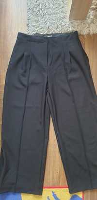Nowe z metkami szerokie spodnie czarne h&m M 170/80