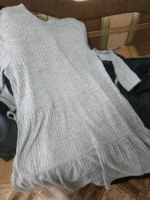 Сарафан сукня великого розміру жіноча. Трикотажна зимня.