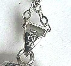 Komplet Biżuterii Srebrny Naszyjnik i Kolczyki w Ozdobnym Pudełku