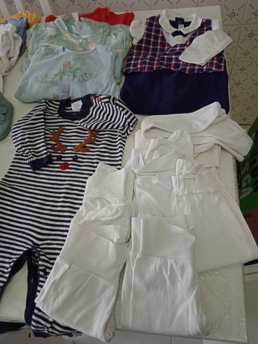 Lote roupa bebé menino de 3 a 6 meses