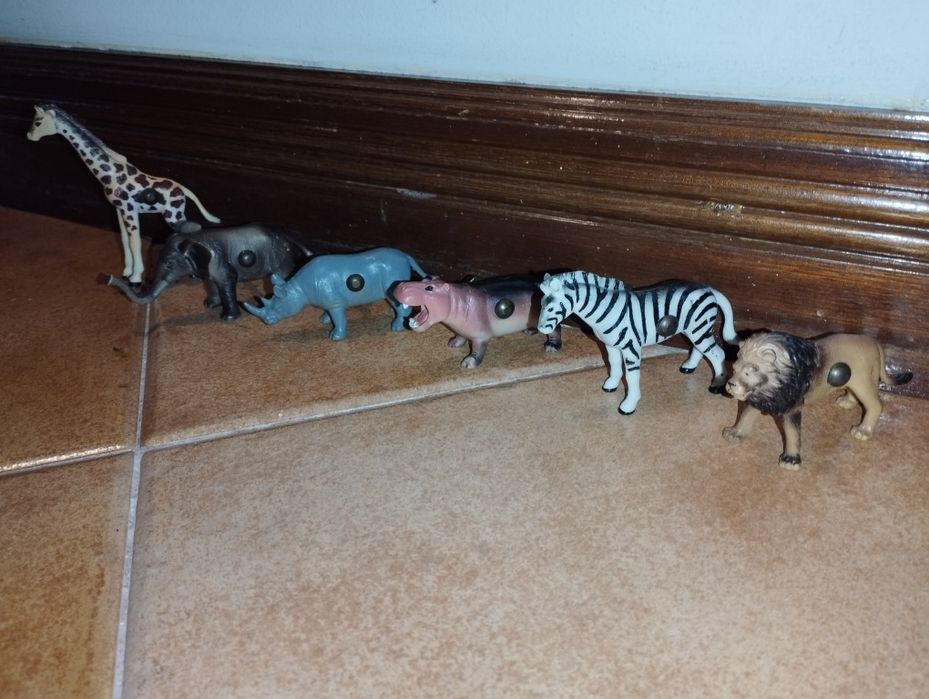 6 Puxadores de gaveta - Animais