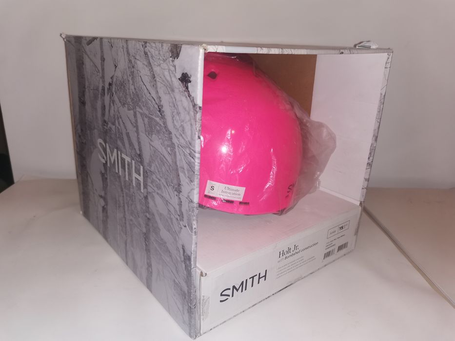 Kask Smith Junior piękny różowy nowy rozmiar YS 48-53 cm