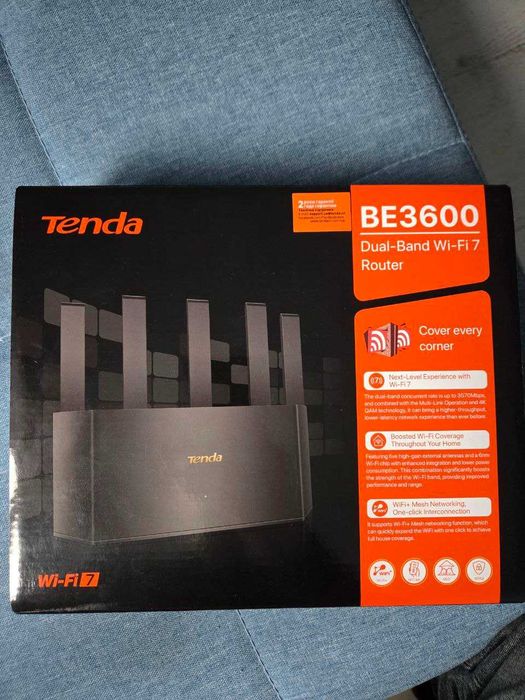 Маршрутизатор інтернет WiFi7 Tenda TE3L BE3600