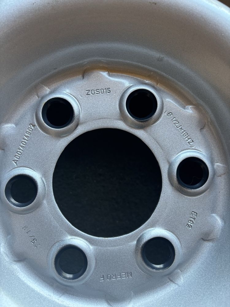 6.5Jx16 6x130 ET62 84,1 MERCEDES-BENZ SPRINTER Felga stalowa Crafter
