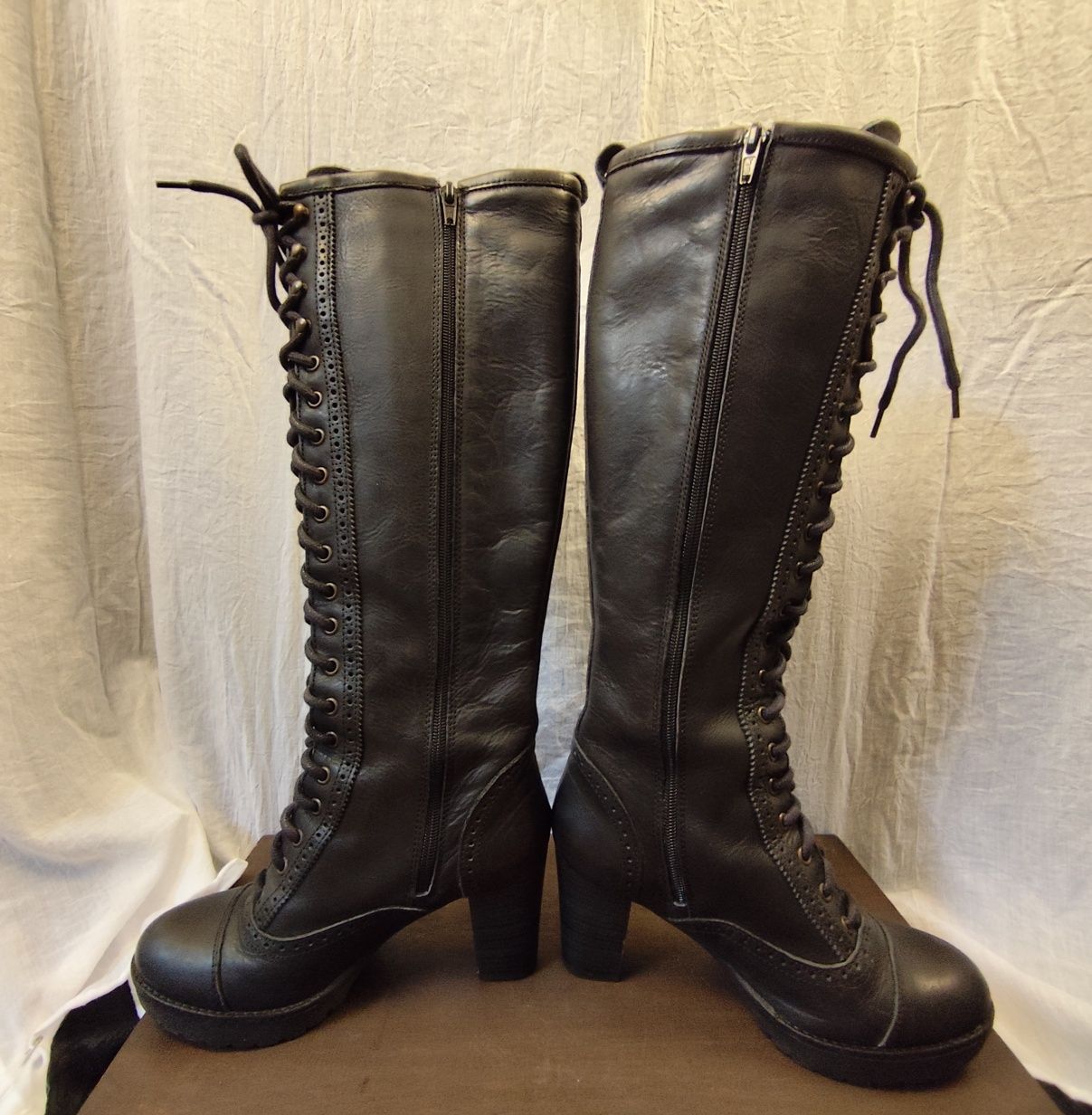 Botas Pele estilo Retro